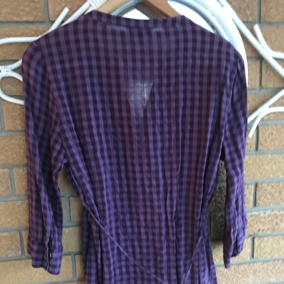 Reitman's Ladies Plum Colored Blouse Size Medium - Picture 2 of 2